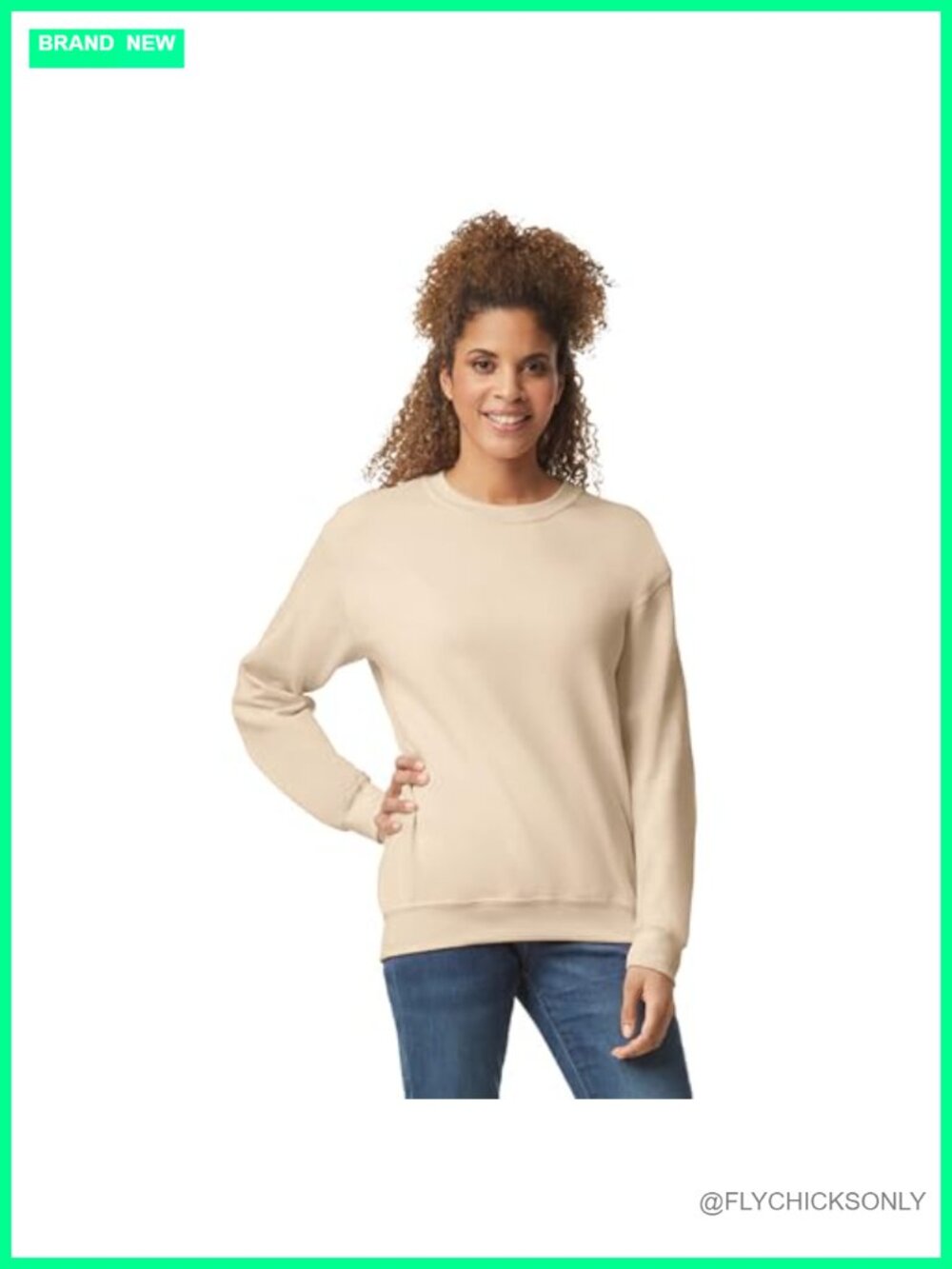 Unisex Fleece Crewneck Sweatshirt Classic Fit Cozy Soft Pullover